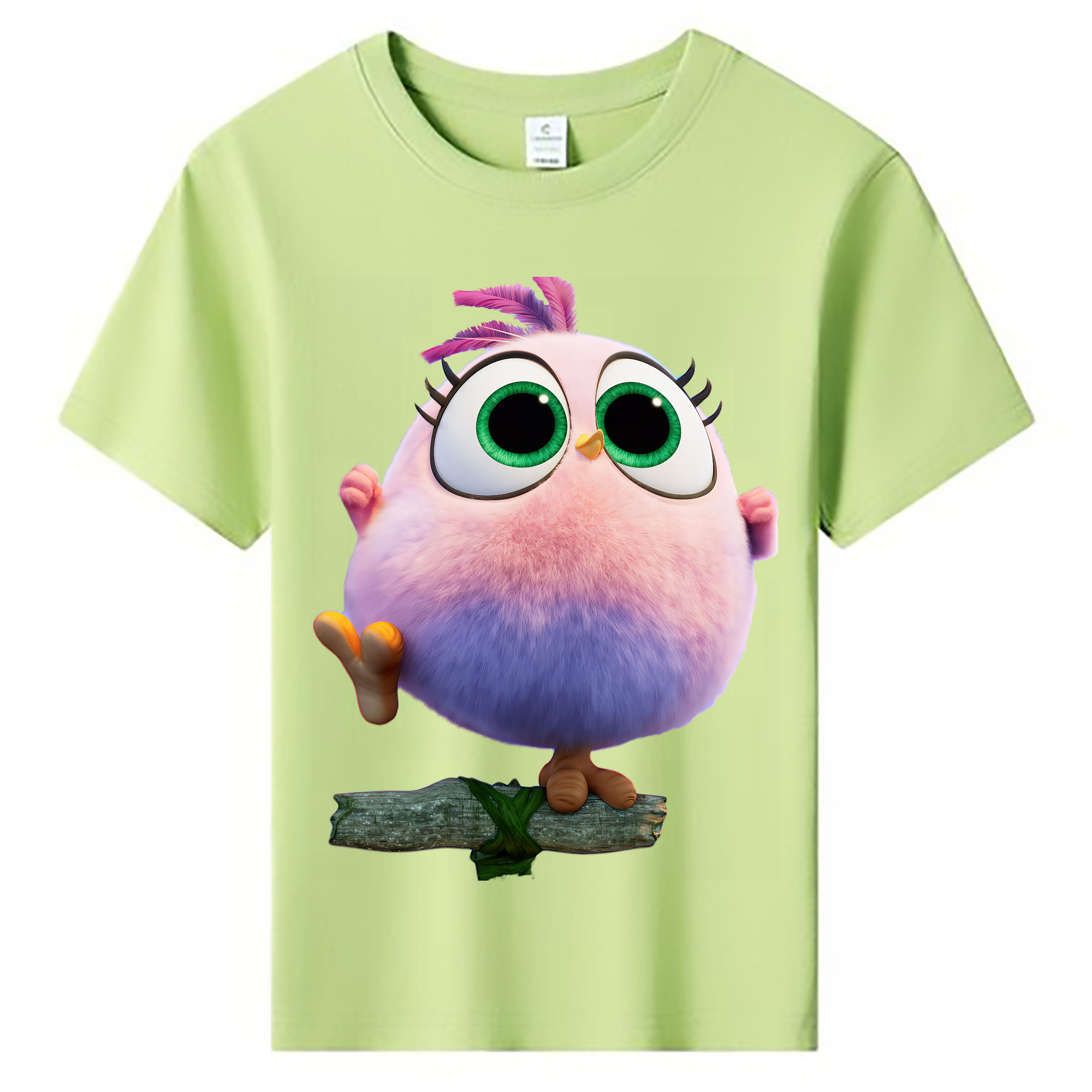 （画像用） Angry Birds アングリーバード 綿100％キッズTシャツ（フロントプリント）